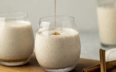 969- Orange blossom and cinnamon Lassi / لاسي بماء الزهر والقرفة