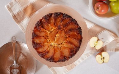 976- Reversed apple cake(from childhood memories) / كيك التفاح المقلوب
